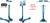 Globber 3-Wiel Step Primo Foldable Plus Lights Petrol Blue 3+ 