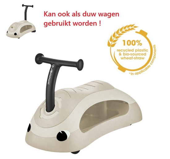 Globber Walk 'n Roll 2in1 Loop/Duwwagen Coconut Color 