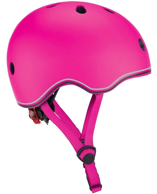 Globber Kinderhelm met Licht Fluor Roze XXS-XS 45-51cm 