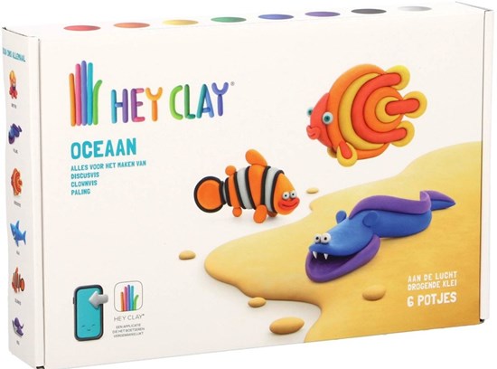 Hey Clay Klei Oceaan 3 figuren 3+
