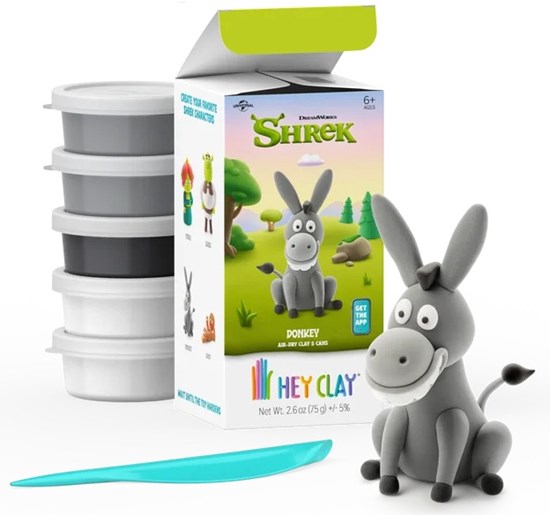 Hey Clay Kleiset Donkey uit Shrek 5 Potjes 6+