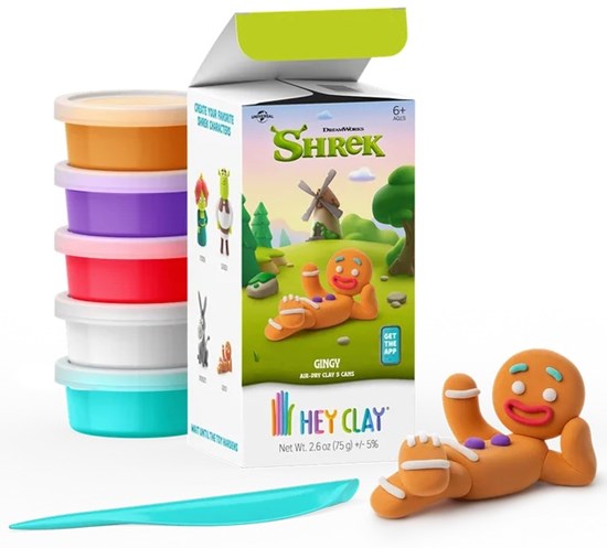 Hey Clay Kleiset Gingy uit Shrek 5 Potjes 6+ 