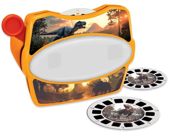 Amvo 3D Vieuw Master  Dino's met 3 Verwisselbare Schijven 3+