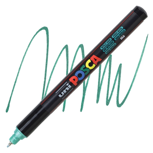 Posca Extra Fine Round Tip 0.7mm METALLIC GROEN