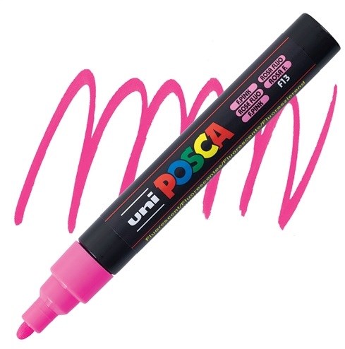 Uni POSCA Paintmarker PC5M Fluor Roze 