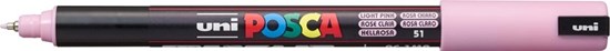 Posca Extra Fine Round Tip 0.7mm- 1mm LICHT ROZE 