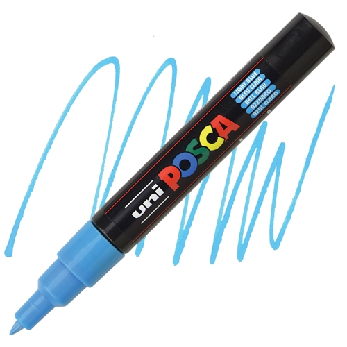 Posca Extra Fine Round Tip 0.7mm- 1mm LICHT BLAUW
