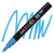 Posca Extra Fine Round  Conische Punt Tip 0.9mm- 1.3mm LICHT BLAUW