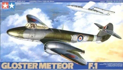 tamiya GLOSTER METEOR F.1      