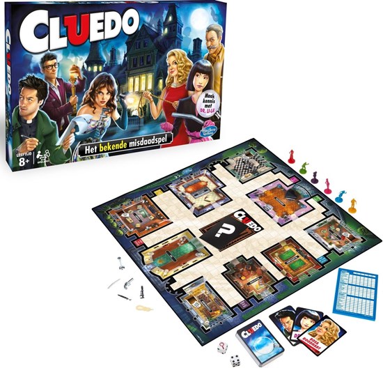 hasbro Cluedo spel  8+