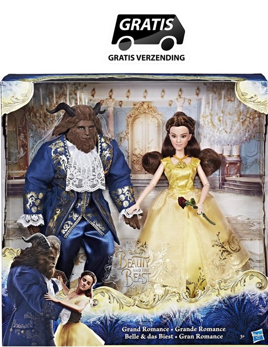 hasbro Disney Princess Belle en het Beest - 2-pack Speelfiguren 