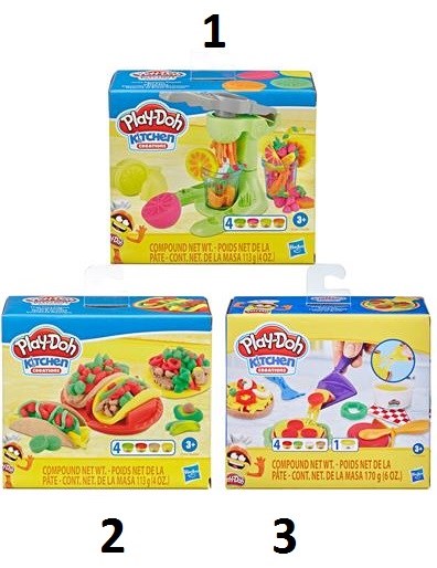 Play Doh Foodie Favorites assorti 3+