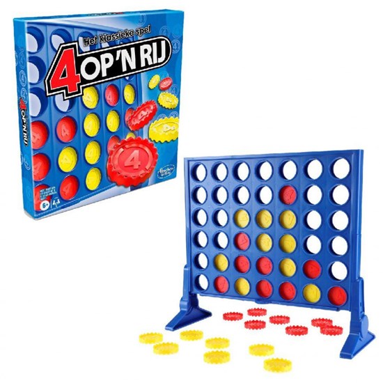 hasbro VIER OP 'N RIJ HET KLASSIEKE SPEL 6+