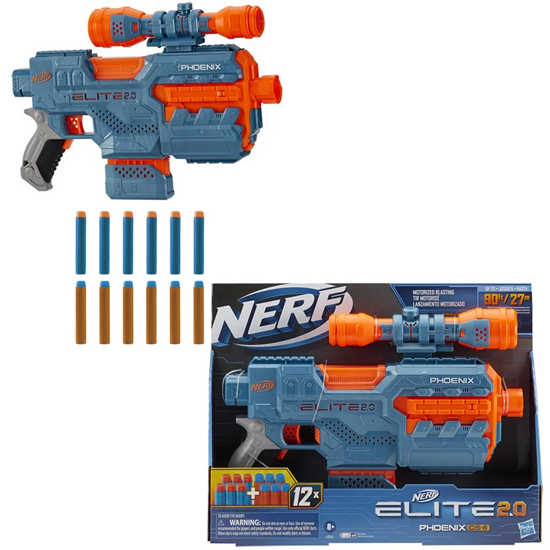 nerf Elite 2.0 Phoenic CS6 met 12 Pijlen tot 27mtr 8+ 