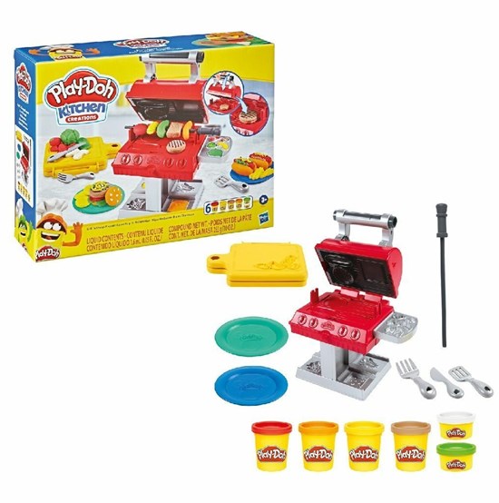 Play Doh  Grill & Stempel Barbecue Speelset 3+ 