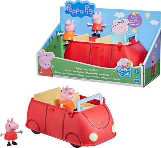 hasbro Peppa Pig Auto met 2 figuren 3+
