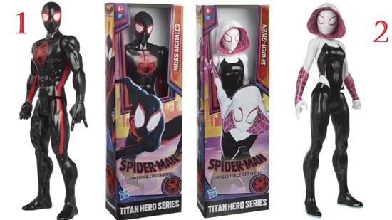 Spiderman Verse Movie Titan Hero figuur assorti 4+