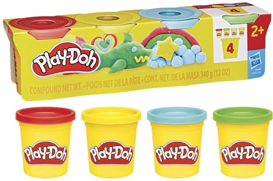 Play Doh Classic 4-Pack ass.Kleuren 3+ 