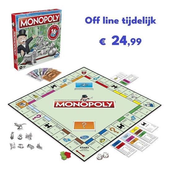hasbro Monopoly Classic Editie 8+ 