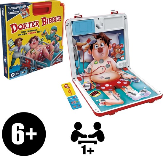 Hasbro Gaming Dokter Bibber (3xAA) 6+ 