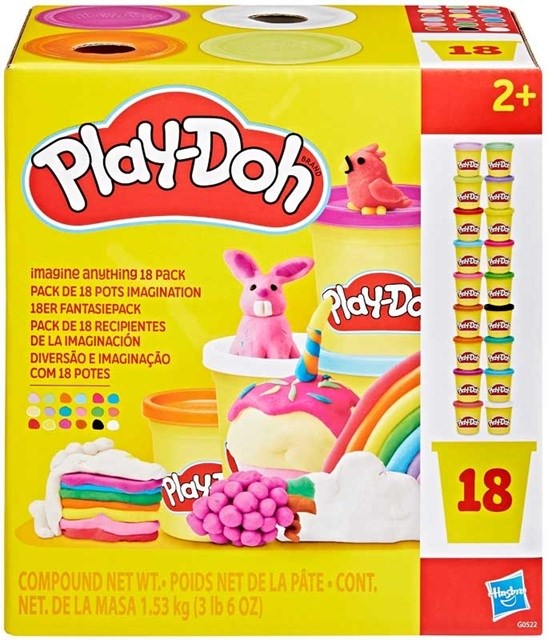 Play Doh Fantasie Pack 18kleuren 2+  