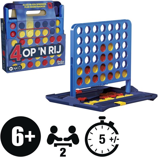 Hasbro Vier Op 'n Rij NIEUWE EDITIE 6+ 