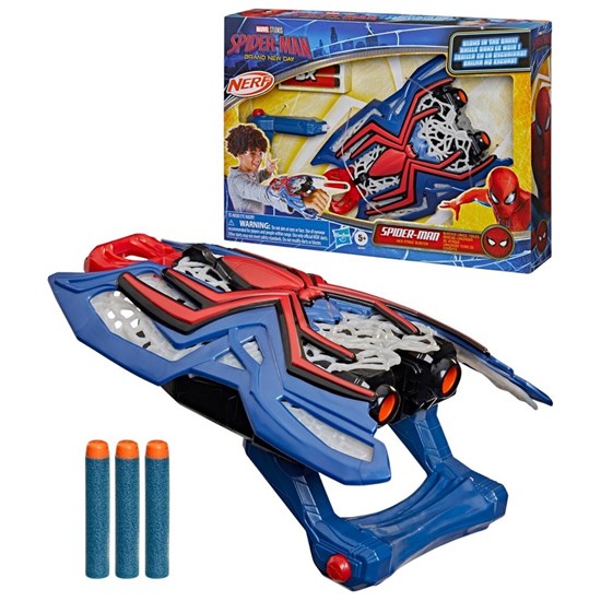 Nerf Spider-Man Web Strike Blaster 3 Darts 5+ 