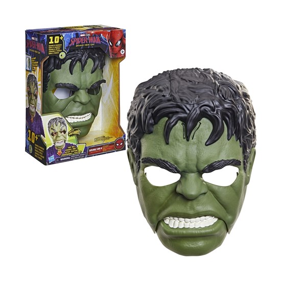 hasbro Marvel Spiderman Movie Hulk Feature Mask meer dan 10 Geluiden 5+ 
