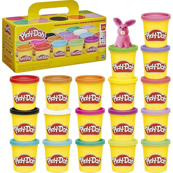 Play Doh 18 Potjes Gekleurde Klei 2+ 