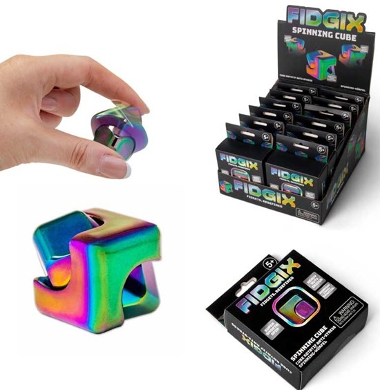 Fidgix Spinning Cube 5+