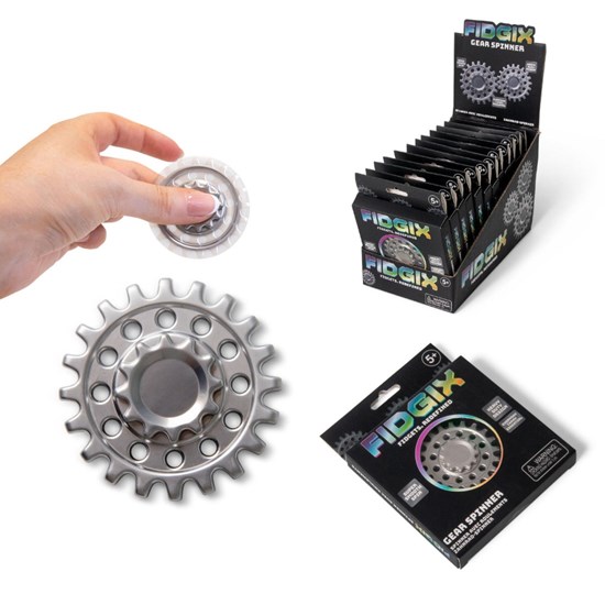 Fidgix Gear Spinner One for Fun 5+