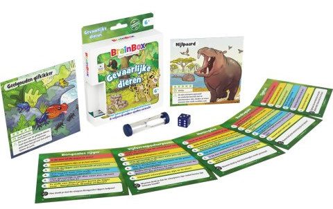 Bezzerwizzer Brainbox Pocket Spel Gevaarlijke Dieren 6+ 