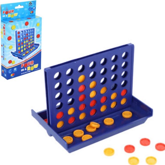 Vier Op 'N Rij reisspel 