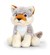 keeltoys Keeleco Wolfie de Husky Grijs/Wit 18cm Gerecycled Pluche Figuur 