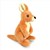 Keeleco Recycle Kangaroo Wallaby met Buidel 20cm  