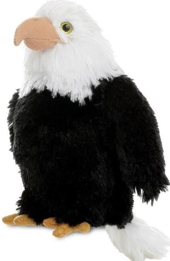 Aurora Knuffel Amerikaanse Zeearend 20 ½5 cm Zwart/Wit