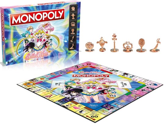 Sailor Moon Monopoly Bordspel 8+  ENGELSTALIG !
