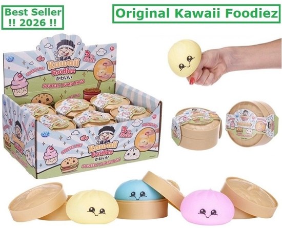 Kawaii Foodiez Surprise Squishy Dumpling 8,5cm  assorti  4+ 