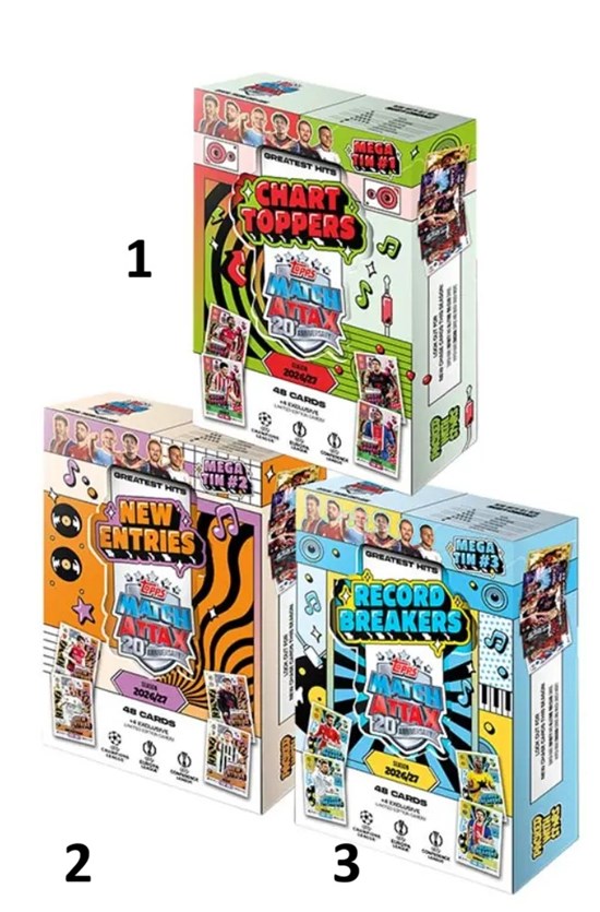 topps Match Attax 20th Anniversary MEGA TIN 6+ 