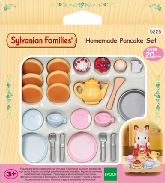 5225 Sylvanian Families Pannekoeken Eet set 20+dlg  3+ 