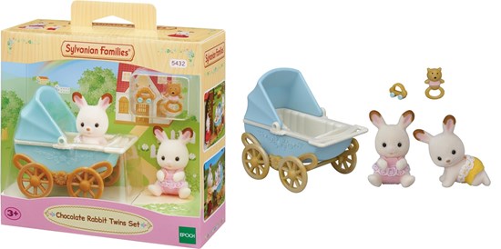 5432 Sylvanian Families Chocolade Twin set met Kind 3+ 