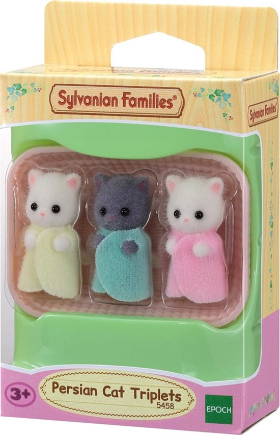 5458 sylvanian families Perzische Drieling Katten 3+  