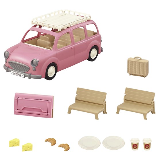 5535 Sylvanian Families Family Picnic Van roze 3+ 