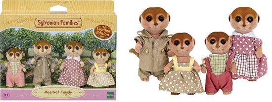 5617 Sylvanian Families Meerkat Familie 3+