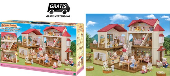 5708 Sylvanian Families GROOT Poppenhuis met Speelkamer 3+ 