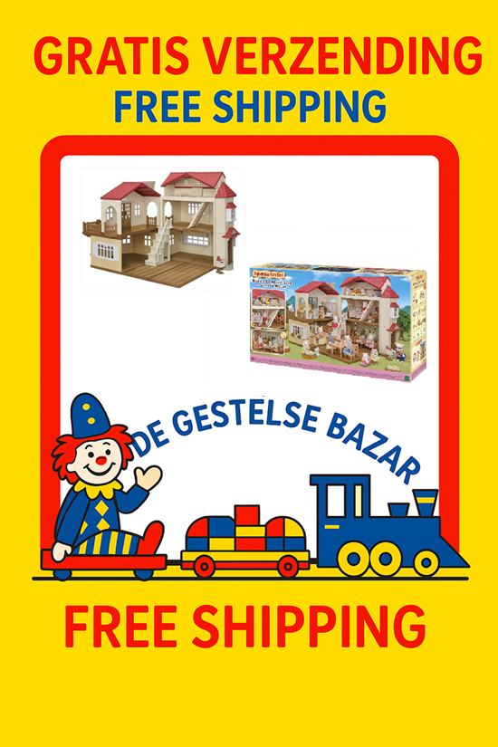 5708 Sylvanian Families GROOT Poppenhuis met Speelkamer 3+ 