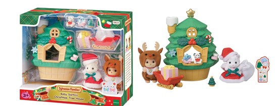 5822 Sylvanian Families Baby Kerstboom set 3+ 
