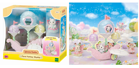5827 Sylvanian Families Bloemen Fantasie Schip 3+ 