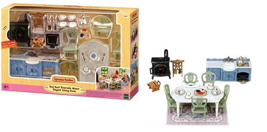 5867 Sylvanian Families Elegante Eetkamer set 3+ 
