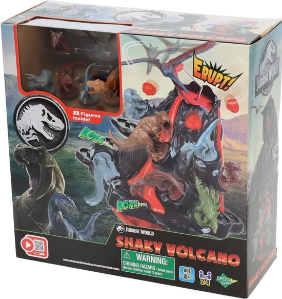 Jurassic World Shaky Vulcano spel 4+